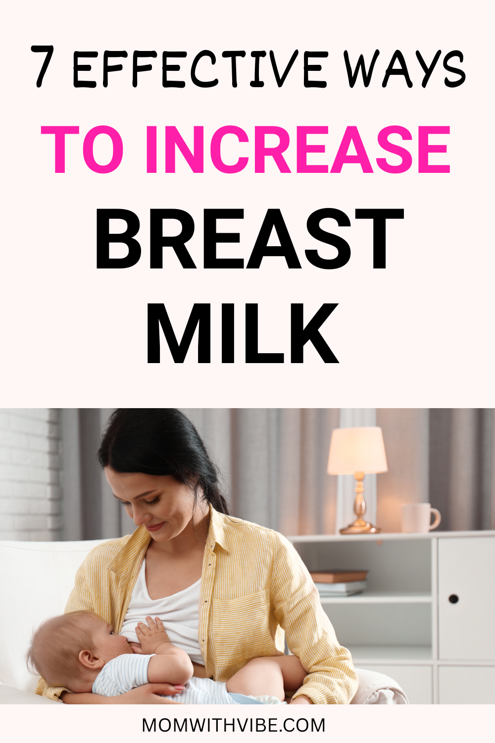 How To Increase Breast Milk Supply - Mom With Vibe