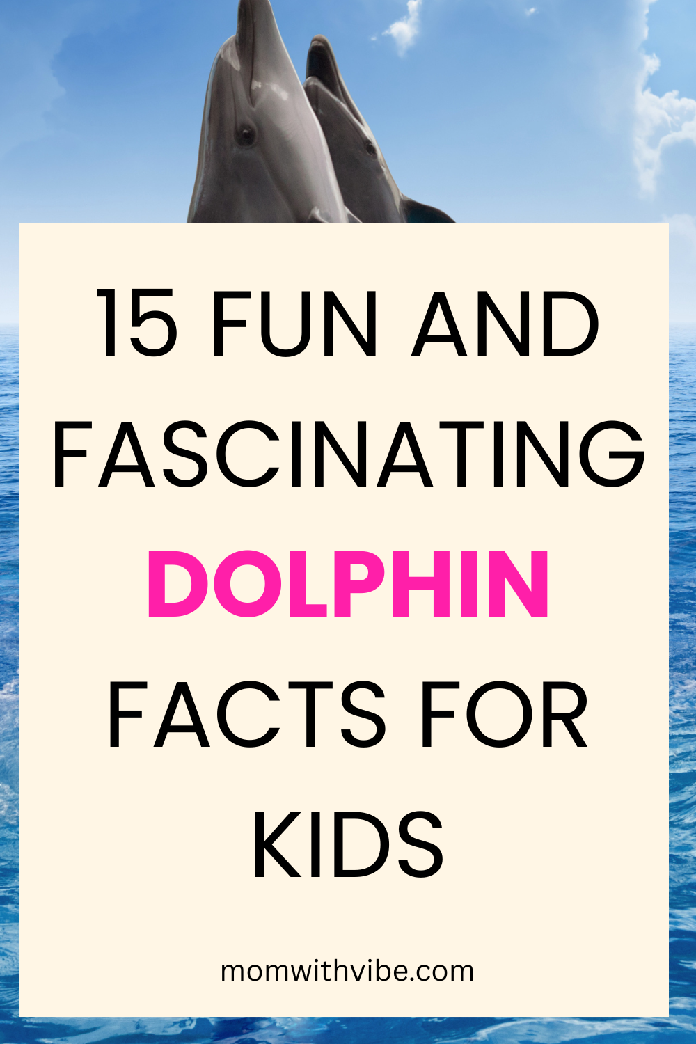 15 Fun And Fascinating Dolphin Facts For Kids - Mom With Vibe