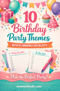 10 Birthday Party Themes With Planning Checklists