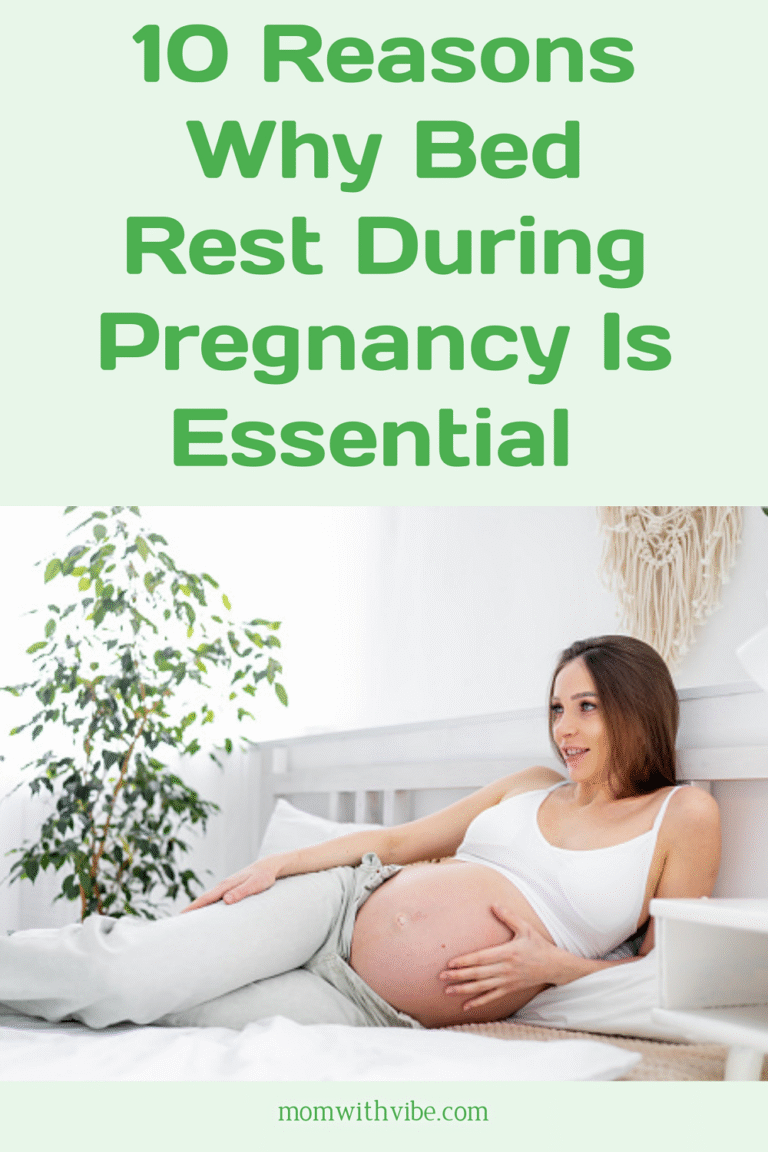 10 Reasons Why Bed Rest During Pregnancy Is Essential - Mom With Vibe
