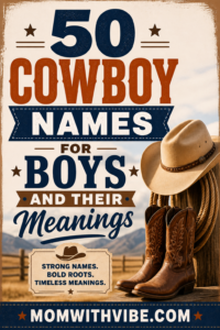 50 Cowboy Names for Boys and Their Meanings