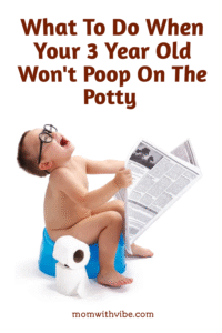 What To Do When Your 3 Year Old Won't Poop On The Potty
