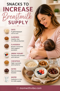 8 Snacks to Increase Breastmilk Supply
