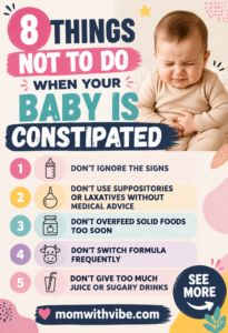 8 Things Not to Do When Your Baby Is Constipated