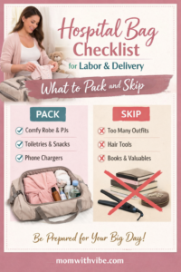 Hospital Bag Checklist for Labor and Delivery