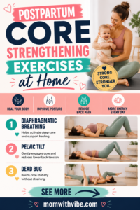 Postpartum Core Strengthening Exercises at Home
