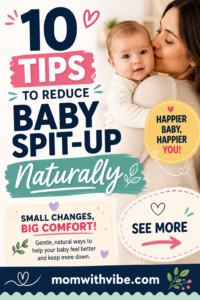 10 Tips to Reduce Baby Spit-Up Naturally