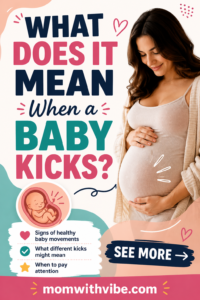 Baby kicks during pregnancy...