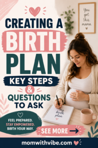 Creating a birth plan gently