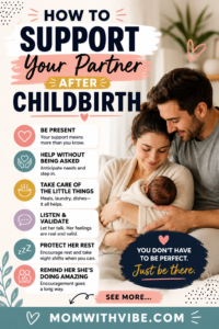 How to support your partner after childbirth
