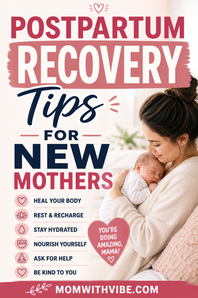 Postpartum Recovery Tips for New Mothers - Mom With Vibe