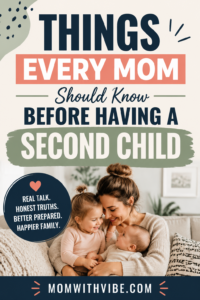Second child prep for moms