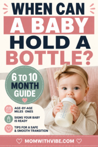 When Can a Baby Hold a Bottle