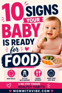 Signs your baby is ready for food