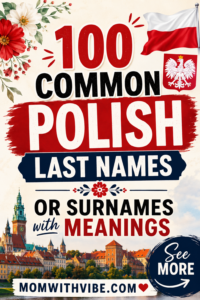 100 common Polish last names meanings