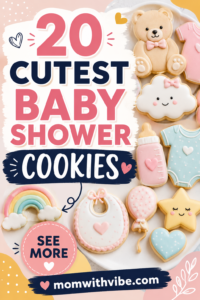 20 cutest baby shower cookies