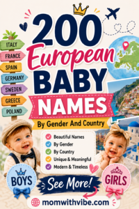 200 European baby names guide