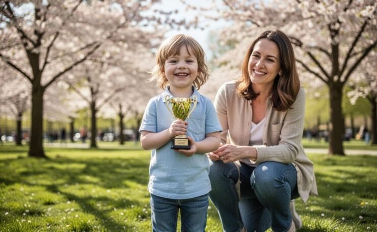 A confident child needs practice