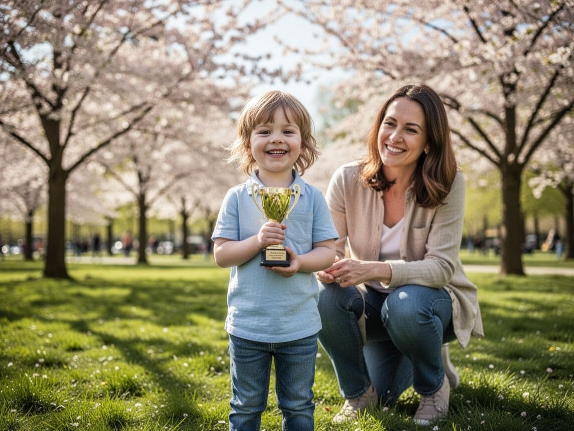 A confident child needs practice