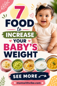 7 foods to increase baby’s weight