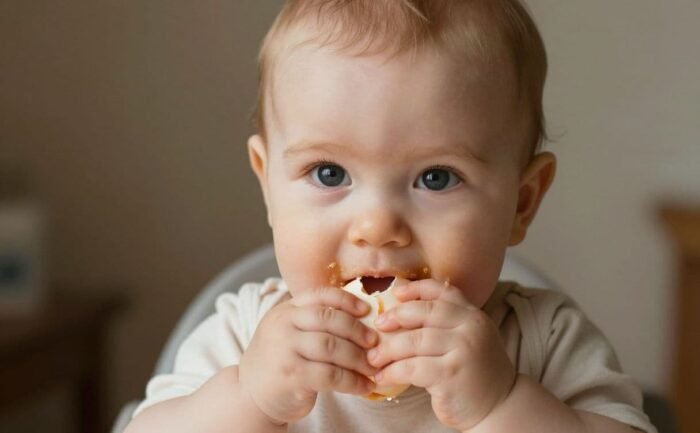 Are half-boiled eggs safe for babies