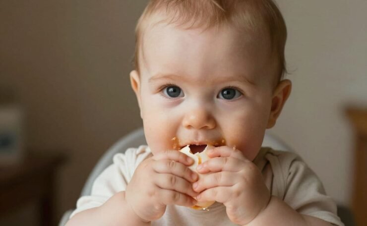 Are half-boiled eggs safe for babies