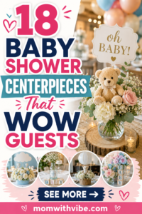 Baby shower centerpiece inspiration ideas