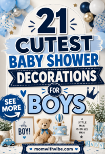 Cute boy baby shower ideas