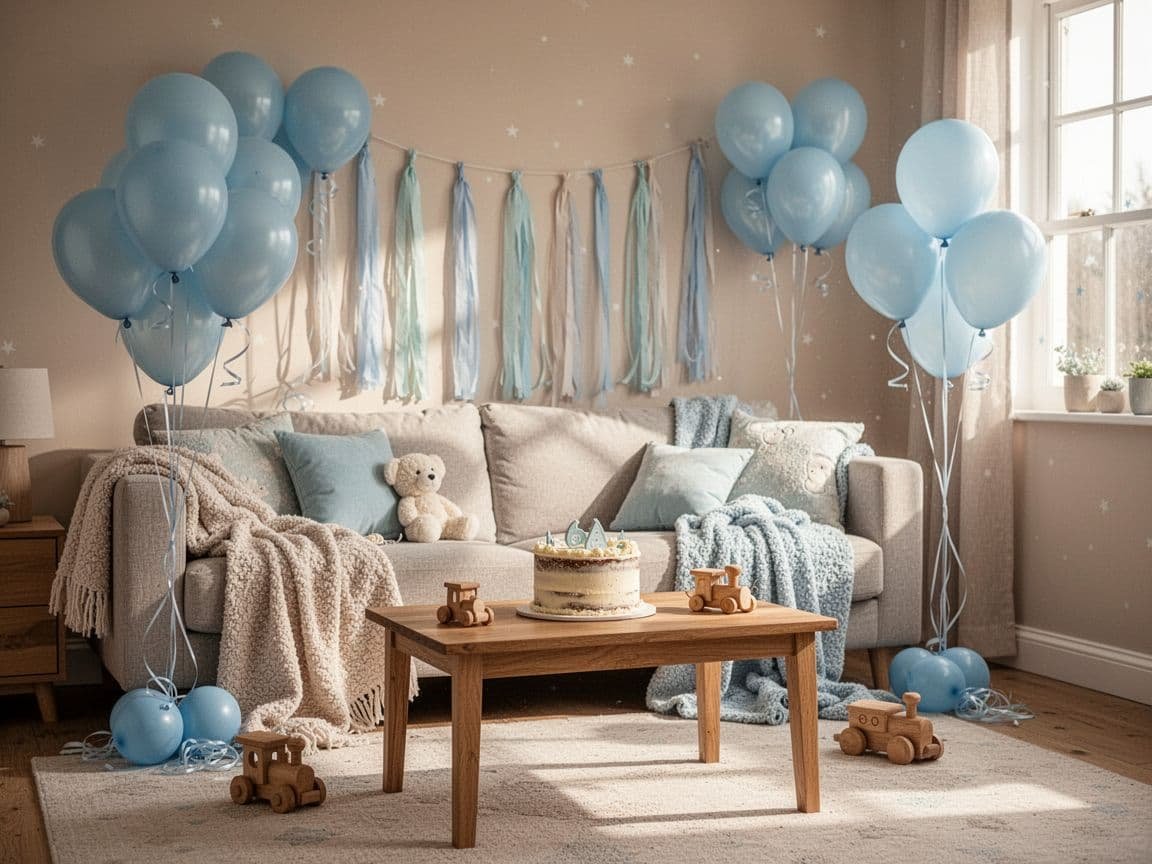 Cute boy baby shower ideas
