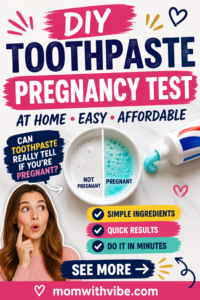 DIY toothpaste pregnancy test hack
