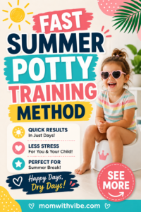 Fast summer potty training method