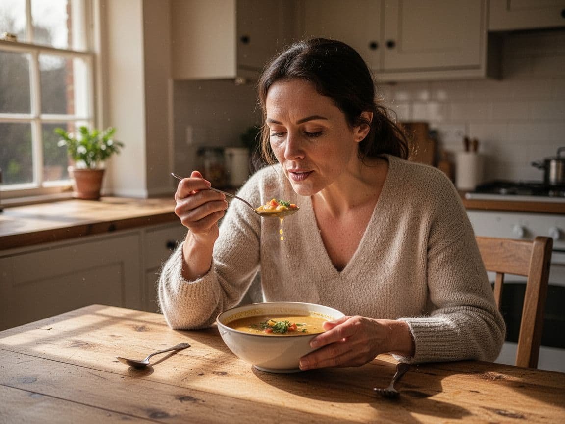 Feeding yourself after birth can feel rushed