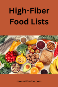 High-Fiber Food Lists