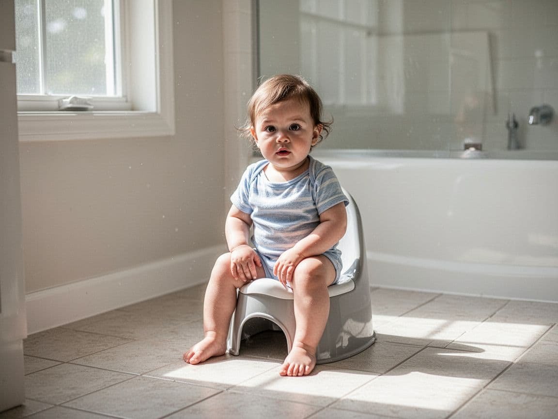 Toddler Refuses to Poop? Fix Stool Holding and Constipation When your toddler refuses to poop, it's often more than stubbornness. Hard stools can hurt, so many kids start holding it in out of fear, discomfort, or a need to stay in control. That cycle can turn a small problem into days of straining, tears, and anxiety around the bathroom. The good news is that toddler poop refusal usually gets better with softer stools, calm bathroom habits, and a steady approach that doesn't turn pooping into a battle. With the right changes, you can help your child feel safe again and make bathroom time less tense. If the pattern keeps going or pain shows up, knowing when to call the doctor matters too, and that's where we'll start. What is really behind your toddler's poop refusal? A toddler who refuses to poop is usually trying to avoid discomfort, not trying to be difficult. In many cases, the problem starts with one painful bowel movement and grows from there. Once pooping hurts, a child may begin holding stool on purpose. Then the stool sits longer, gets drier and larger, and the next trip to the bathroom feels even scarier. That is how a small moment turns into a loop that keeps repeating. A small child stands in a brightly lit bathroom with a nervous expression, looking down at a nearby child-sized potty. Strong light creates dramatic shadows across the tiled floor and walls. [https://user-images.rightblogger.com/ai/00db9149-7736-4b47-af46-63115345c6a0/toddler-potty-training-anxiety-3f486944.jpg] The pain cycle that keeps toddlers from going Hard poop can feel sharp and overwhelming for a toddler. After that first painful experience, many children start bracing themselves before they even feel the urge again. That fear changes what happens next. Instead of relaxing, your child tightens up, squeezes, or ignores the urge to go. The longer stool stays inside, the more water the body pulls out of it, so it becomes harder, thicker, and more painful to pass. This is why constipation can snowball so fast. A child may hold it today, then face an even bigger and more uncomfortable poop tomorrow. Soon, the bathroom itself starts to feel like a threat. For a simple medical explanation of stool withholding, ERIC's guide on stool withholding [https://eric.org.uk/childrens-bowels/stool-withholding/] breaks down how pain can trigger the cycle. When it is fear, power, or a potty training problem Sometimes the issue starts with feelings, not just the body. Toddlers are wired to claim control, and poop can become one of the few things they feel they can manage. Potty training can make this worse. A child may resist sitting on the toilet, fear the flush, dislike wiping, or hate the feeling of the potty seat. If training moves too fast, pressure can turn a mild worry into a hard refusal. Rewards can also backfire when they feel like pressure. A toddler who senses urgency may dig in harder, especially if the bathroom becomes a stage for performance. The more tense the adult gets, the more the child may hold on. Stress matters too. Travel, illness, new routines, or changes at home can throw off bathroom habits. Some children also react to sensory discomfort, such as the sound of flushing, the cold seat, or the feeling of being exposed. > Pressure often turns a bathroom habit into a power struggle. Signs constipation may be the real issue A child can still be constipated even if they poop a little now and then. Small leaks or occasional stools do not always mean the bowels are empty. Watch for these signs: * Small, hard poops that look dry or pebble-like * Belly pain or a tight, swollen stomach * Skid marks in underwear from stool that leaks around a blockage * Bloating or a belly that feels full and uncomfortable * Long gaps between bowel movements * Straining without much result * Refusing to sit on the potty after a painful poop If your child seems backed up, that can explain a lot of the resistance. A toddler who is constipated often avoids going because the last experience taught their body to expect pain. For more background on how constipation and withholding connect, Johns Hopkins Medicine explains childhood constipation [https://www.hopkinsmedicine.org/health/wellness-and-prevention/dealing-with-kids-and-constipation] in plain terms. A few clear patterns usually point to the real problem. Pain, fear, control, and constipation often work together, and the child ends up stuck in the middle. Get the stool soft first, because comfort comes before cooperation Before you focus on toilet habits, focus on the stool itself. A toddler who expects pain will hold back, no matter how many reminders you give. Soft, easy-to-pass poop lowers the fear, and that is what starts breaking the cycle. That means the first goal is simple: make bowel movements less work for the body and less scary for your child. Water, fiber, and a few smart food swaps can help. In some cases, a short break from toilet training pressure gives the body time to reset. Foods and drinks that help things move Water helps stool stay softer, while fiber adds bulk and keeps things moving. Together, they make pooping less like pushing a rock and more like passing a soft lump. That matters a lot when your toddler is already tense. A wooden plate rests on a warm-toned table, filled with slices of sweet pear, fresh blueberries, and steamed broccoli florets. Morning light highlights the natural textures of this nutritious snack. [https://user-images.rightblogger.com/ai/00db9149-7736-4b47-af46-63115345c6a0/healthy-toddler-snack-plate-e50c6a5a.jpg] Start small if your child is picky. A few bites of pears, prunes, peaches, berries, beans, vegetables, oats, or whole grains can help more than a full meal overhaul. You do not need to rebuild every plate overnight. A simple swap often works better than a battle. Try: * pear slices instead of crackers at snack time * oatmeal instead of sugary cereal * berries or peaches with breakfast * beans mixed into soup, rice, or quesadillas * soft vegetables on the side, even if only a few bites A little more fluid matters too. Offer water often through the day, not just at meals. For a child-friendly overview of constipation-friendly foods, Children's Hospital of The King's Daughters [https://www.chkd.org/patient-family-resources/our-blog/foods-that-help-relieve-constipation-in-kids/] gives a simple food and drink guide. Foods that can slow a constipated toddler down Some foods can make constipation worse for some children, especially when they crowd out fiber-rich options. Too much dairy can be a problem for certain toddlers. So can a pattern built around white bread, white rice, pasta, and other low-fiber foods. That does not mean these foods are always bad. It means the balance matters. If your child eats mostly low-fiber foods and drinks very little water, stool can get dry and hard fast. A few children also react differently to certain foods, so watch your own child's pattern. If milk-heavy meals or a day of plain carbs seem to lead to more holding, adjust gently rather than cutting everything at once. The U.S. National Institute of Diabetes and Digestive and Kidney Diseases also lists fiber-rich foods such as oats, beans, and whole grains as helpful for constipation in children, and its nutrition guide for constipation [https://www.niddk.nih.gov/health-information/digestive-diseases/constipation-children/eating-diet-nutrition] is a useful reference. Why pressure or punishment can make holding worse Fear tightens the body, and shame tightens it even more. If your child already expects pain, harsh words can make pooping feel even less safe. Then the holding gets worse, not better. Stay calm when there is an accident, a refusal, or a messy diaper. Treat it like a problem to solve, not bad behavior. A child learns fast when your face is tense, so keep your tone low and steady. A pause in toilet training can help if constipation has taken over. Some toddlers need time away from pressure while their stool softens and their fear settles down. That short reset is often better than forcing the issue every day. > The goal is to make the bathroom feel safe again before you ask for cooperation. If your child keeps tightening up, stop turning poop into a test. Let the body calm down first, then return to the routine with less pressure and more patience. Build a simple toilet routine that works with the body A toddler who refuses to poop often needs rhythm more than pressure. The body likes patterns, and the bowel often wakes up after meals, especially after breakfast. When you build the day around that natural cue, the bathroom feels less like a fight and more like part of the routine. The goal is to give your child a steady chance to go without making it a big event. Keep the timing predictable, keep the mood light, and let the body do the work. The gastrocolic reflex [https://my.clevelandclinic.org/health/body/gastrocolic-reflex] is one reason this works, since eating can trigger the colon to move stool along. A bright bathroom features a sturdy wooden footstool placed carefully before a crisp white toilet. Soft sunlight illuminates the clean, minimalist surfaces, creating a calm and supportive space for young children. [https://user-images.rightblogger.com/ai/00db9149-7736-4b47-af46-63115345c6a0/cozy-toddler-bathroom-setup-31fc3181.jpg] Use the after-meal window to your advantage After a meal is often the easiest time to try. The bowel usually becomes more active, so a short toilet sit after breakfast, lunch, or dinner can catch that natural urge without forcing it. Start with one consistent time, then add more if needed. Many parents find breakfast works best because the body is already waking up, but lunch or dinner can help too. The key is sameness, so your child knows what comes next. A simple rhythm looks like this: 1. Sit for a few minutes after breakfast. 2. Try again after lunch if morning went well. 3. Add a short evening sit if your child still seems backed up. Keep the sit calm and brief. If nothing happens, that is fine. You are training the body to expect the toilet, not demanding instant results. Keep toilet sits short, calm, and low-stress Long toilet battles usually backfire. A toddler needs a few quiet minutes, not a long wait that turns into frustration on both sides. Two to five minutes is enough at first. Let your child bring a small book, hum a song, or take slow breaths if that helps them settle. Calm bodies poop more easily, because fear and tension make the muscles tighten. > The routine should feel ordinary, like washing hands after a meal. Use a gentle script each time. "Let's sit for a little while, then we're all done" is clear and safe. If your child gets upset, end the sit kindly and try again later. The bathroom should feel predictable, not like a place where everyone holds their breath. Make the bathroom physically easier to use A good position matters. When a toddler sits with feet dangling, pushing gets harder and the body can feel unsteady. A footstool helps keep the feet flat and supported, which gives your child more balance and makes it easier to bear down. A child-sized seat or potty chair can also help if the regular toilet feels too big. Some toddlers relax faster when their body fits the seat better. If your child looks scared, smaller equipment can make the bathroom feel less like a giant hard chair and more like a safe spot. Small adjustments make a real difference: * Feet flat on a sturdy stool * Knees slightly higher than the hips * Bottom secure on the seat * A potty chair nearby if the toilet feels too tall The Johns Hopkins constipation guide [https://www.hopkinsmedicine.org/health/wellness-and-prevention/dealing-with-kids-and-constipation] also recommends short sits after meals and notes that a footstool can help with easier bowel movements. Once the body feels supported, the child often feels more secure too. That sense of safety can be the difference between clenching and going. Praise effort, not just poop, and use rewards the right way When a toddler is scared to poop, pressure usually backfires. What helps more is steady praise for trying, sitting, and staying calm. That kind of support lowers the stress in the room and makes the bathroom feel less like a test. Small rewards can help too, but only when they celebrate the habit, not just the result. A child who feels encouraged is more likely to try again tomorrow. What to say when your toddler is scared or stuck Keep your words short and warm. Your child does not need a lecture. They need proof that pooping is safe, and that you will help without making it a big scene. Try phrases like: * "You were brave and sat on the potty." * "Poop should not hurt. We will help your body feel better." * "You can tell me if you feel stuck." * "I am proud of you for trying." * "Take your time. I am here." These small lines matter because they calm the body as well as the mind. A toddler who feels watched, rushed, or shamed often holds tighter. A toddler who feels safe is more likely to relax. You can also praise the effort after a hard day. "You tried even though it felt hard" tells your child that trying still counts. That message builds trust, one calm sit at a time. > Praise the trying, not just the toilet success. Use small rewards to celebrate the habit Rewards work best when they support the routine. Stickers, a simple chart, or a tiny treat can make bathroom time feel encouraging. The goal is to reward sitting, trying, and staying calm, not only producing poop. That keeps the focus on what your child can control. If the reward only comes after a bowel movement, some toddlers feel more pressure and freeze up. A sticker for sitting after breakfast sends a gentler message: "You showed up, and that matters." A few ideas that work well: * a sticker after each calm sit * a stamp on a bathroom chart * one extra bedtime story after a full week of trying * choosing the next book for potty time Keep rewards simple and predictable. They should feel like a cheer, not a bribe or a threat. "If you poop, you get this" can create tension. "You get a sticker for trying" feels lighter and more helpful. The American Academy of Pediatrics also recommends keeping potty training positive with praise and small rewards, and its toilet training tips [https://www.healthychildren.org/English/ages-stages/toddler/toilet-training/Pages/Praise-and-Reward-Your-Childs-Success.aspx] give a clear parent-friendly overview. For some families, a small non-food reward works better than snacks, and Cleveland Clinic's reward ideas [https://health.clevelandclinic.org/tinkle-treats-how-to-limit-sugar-when-potty-training] offer a few simple options. Keep your own tone steady and reassuring Your mood sets the temperature of the room. If you stay calm, your child has a better chance of calming down too. If you look tense every time the bathroom comes up, your toddler may brace for trouble before they even sit. A steady parent helps the child feel safe. That safety can lower resistance, because the bathroom stops feeling like a place where something bad might happen. Over time, your calm voice becomes part of the routine itself. Say less when your child is worried. Use a normal voice, keep your face soft, and avoid reacting strongly to accidents or refusals. Simple comments like "We will try again later" or "Your body is learning" keep the moment grounded. Try to make the bathroom feel ordinary. You can read a short book, sit nearby, or quietly wait without hovering. When your child learns that pooping does not bring panic, the fear starts to shrink. That shift matters more than any sticker ever could. A parent kneels on the tiled bathroom floor, smiling softly at a small child seated on a training potty. The warm, low light creates an intimate environment for supportive learning. [https://user-images.rightblogger.com/ai/00db9149-7736-4b47-af46-63115345c6a0/parent-supporting-toddler-potty-7aa0aa5c.jpg] A calm routine, a few kind words, and small rewards for effort can turn bathroom time into something manageable. When your child feels safe enough to try, progress usually follows. Know when to pause, watch closely, or call the doctor Most toddler poop refusal gets better with softer stool, less pressure, and a steadier routine. Still, some signs point past ordinary withholding. When a child looks sick, pain grows, or the bathroom pattern drags on for weeks, it's time to stop waiting it out. A worried parent sits on a couch gently holding the small hand of a reclining toddler. Dramatic, warm indoor lighting emphasizes the intimate and serious emotional connection between the two figures. [https://user-images.rightblogger.com/ai/00db9149-7736-4b47-af46-63115345c6a0/worried-parent-caring-toddler-0ba6b781.jpg] Red flags that need medical help sooner Call the doctor sooner if your toddler has vomiting, poor appetite, a swollen or hard belly, blood in the stool, or severe belly pain. A child who seems very unwell, weak, feverish, or worse than usual should not be left to "see if it passes." These signs can mean more than simple constipation. If your child is crying in pain, refusing food, or the belly looks puffed up like a tight drum, get medical advice right away. A small streak of blood on hard stool can happen from a tiny tear, but repeated bleeding still needs a check. For a parent-friendly medical reference, CHOC's constipation guide [https://choc.org/conditions/gastroenterology/constipation-in-children/] explains the warning signs that need attention. When home changes are not enough If better meals, more water, calmer toilet sits, and less pressure do not help, a pediatrician may need to check for constipation or another issue. Ongoing withholding for weeks or months should not be ignored, because the stool can keep backing up and the fear can grow. A doctor may suggest a treatment plan to soften stool, clear a blockage, or calm the cycle of pain and holding. That plan can also help you tell the difference between normal resistance and a body problem that needs more support. The Johns Hopkins constipation overview [https://www.hopkinsmedicine.org/health/conditions-and-diseases/constipation-in-children] offers a clear look at common symptoms and treatment options. How to know if potty training needs a short reset Sometimes the smartest move is to ease off potty training for a while. If your toddler tenses up, cries, hides, or fights every toilet sit, the pressure may be too high for now. A short reset gives the body time to heal and gives your child room to feel safe again. That pause is not failure. It often helps break the link between the toilet and fear, so you can return later with less stress and better results. Conclusion You can help your child move past this stage by prioritizing their physical comfort over strict training schedules. Start by keeping stools soft with proper hydration and fiber, as this removes the physical pain that often triggers the fear of going. Once the discomfort fades, build a calm and consistent bathroom routine that centers on support rather than performance. Stay observant for signs that professional help is needed, such as ongoing pain or physical distress. If the process feels like a constant battle, feel free to pause your training efforts to let your child reset and feel safe again. Progress often feels slow when you are in the thick of it, but gentle, steady steps almost always outweigh the results of force. Your patience creates the foundation for a healthier and more confident bathroom habit.