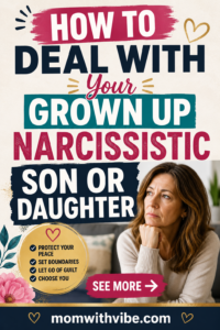 How to handle narcissistic adult children