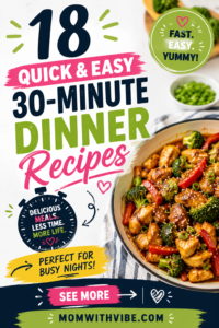 Quick & easy 30-minute dinner ideas