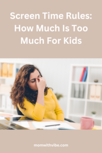 Screen Time Rules How Much Is Too Much For Kids