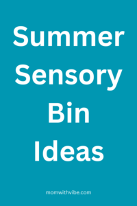 Summer Sensory Bin Ideas