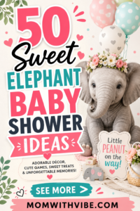 Explore 50 sweet elephant baby shower ideas for decor, food, favors, and games that make a soft, charming celebration easy to plan.