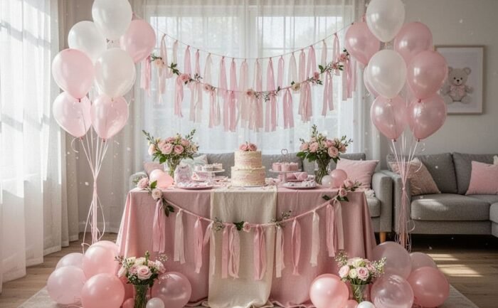 Sweet girl baby shower inspiration