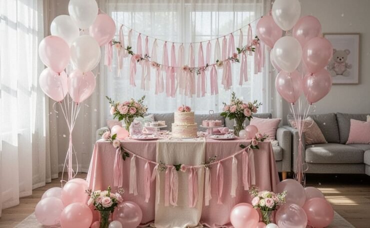 Sweet girl baby shower inspiration