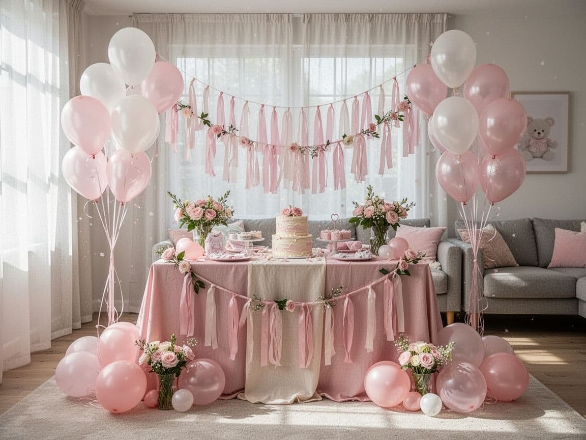 Sweet girl baby shower inspiration