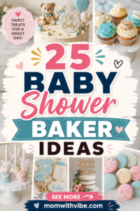Sweet treats for a baby shower