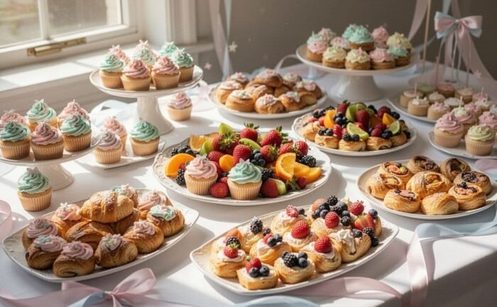 Sweet treats for a baby shower