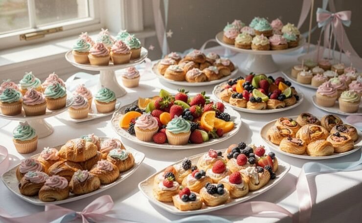 Sweet treats for a baby shower