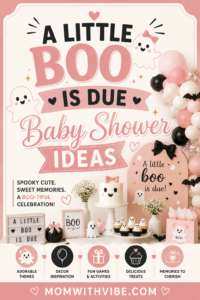 A Little Boo Is Due Baby Shower Ideas for Cute Halloween