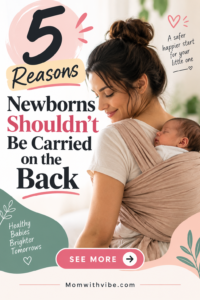5 Reasons Newborns Shouldn’t Be Carried on the Back