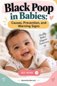 Baby Care Infographic Black Poop Explained