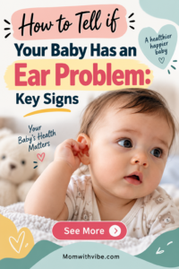 Baby Ear Health Signs Infographic