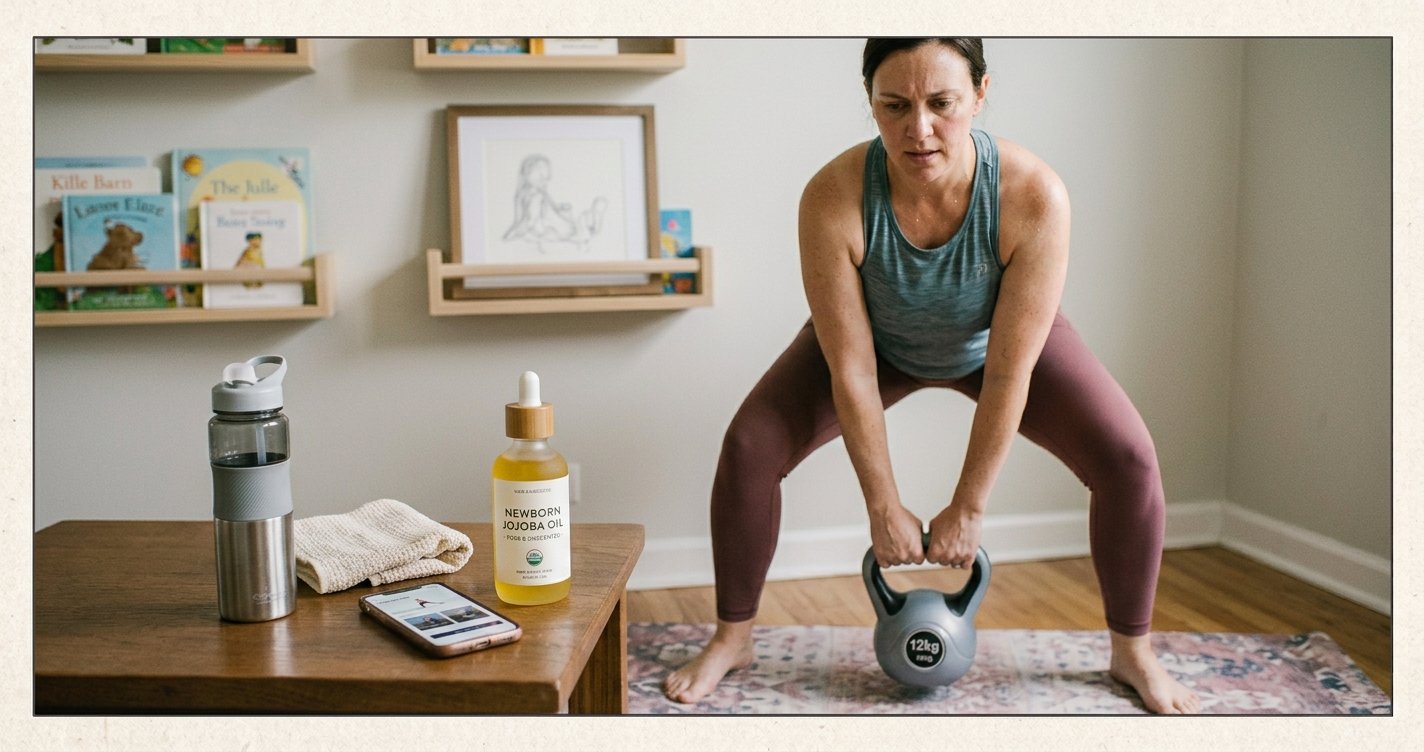 Bed workout tips for moms